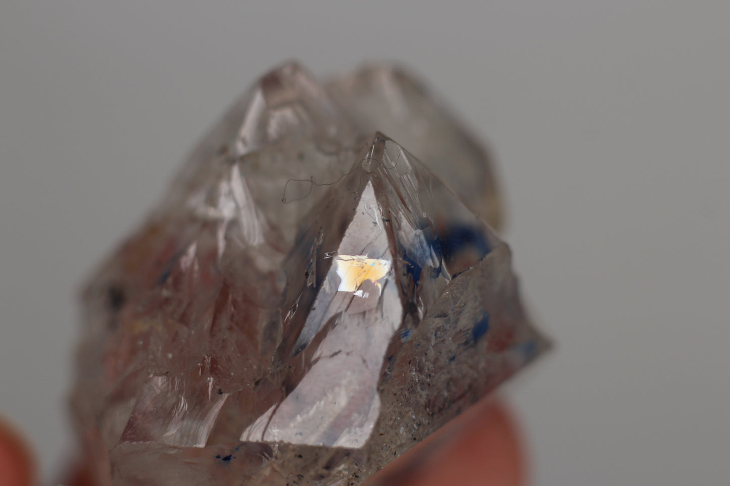 Enhydro Quartz, Double Terminated