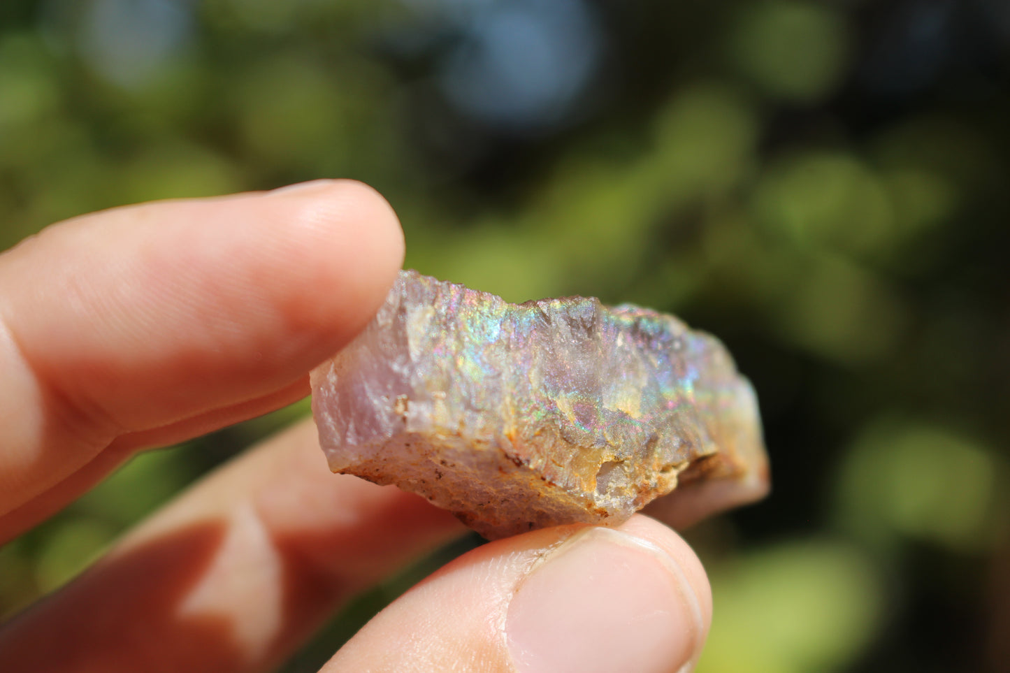 Purple Iridescent Fluorite