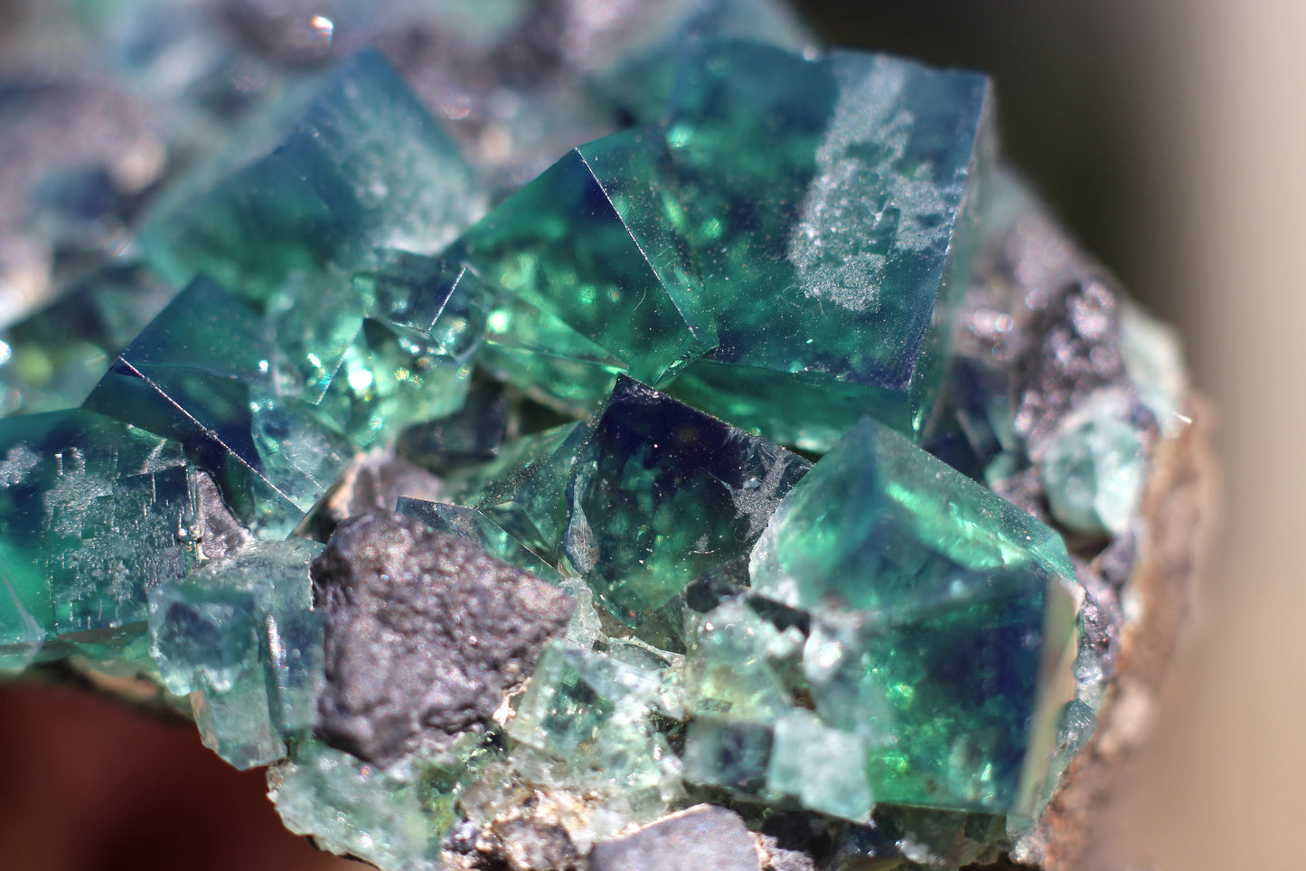 Diana Marie Green Fluorite, UV Reactive