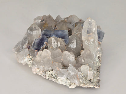 YGX Fluorite on Quartz