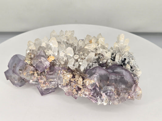 YGX Fluorite on Quartz