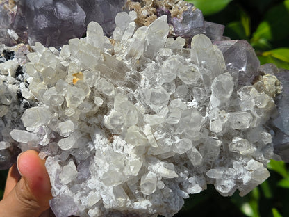 YGX Fluorite on Quartz