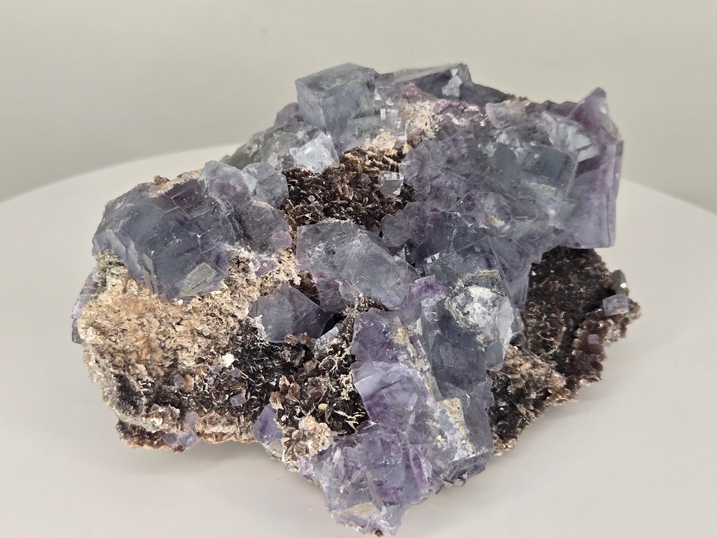 YGX Fluorite w/ Arsenopyrite and Mica