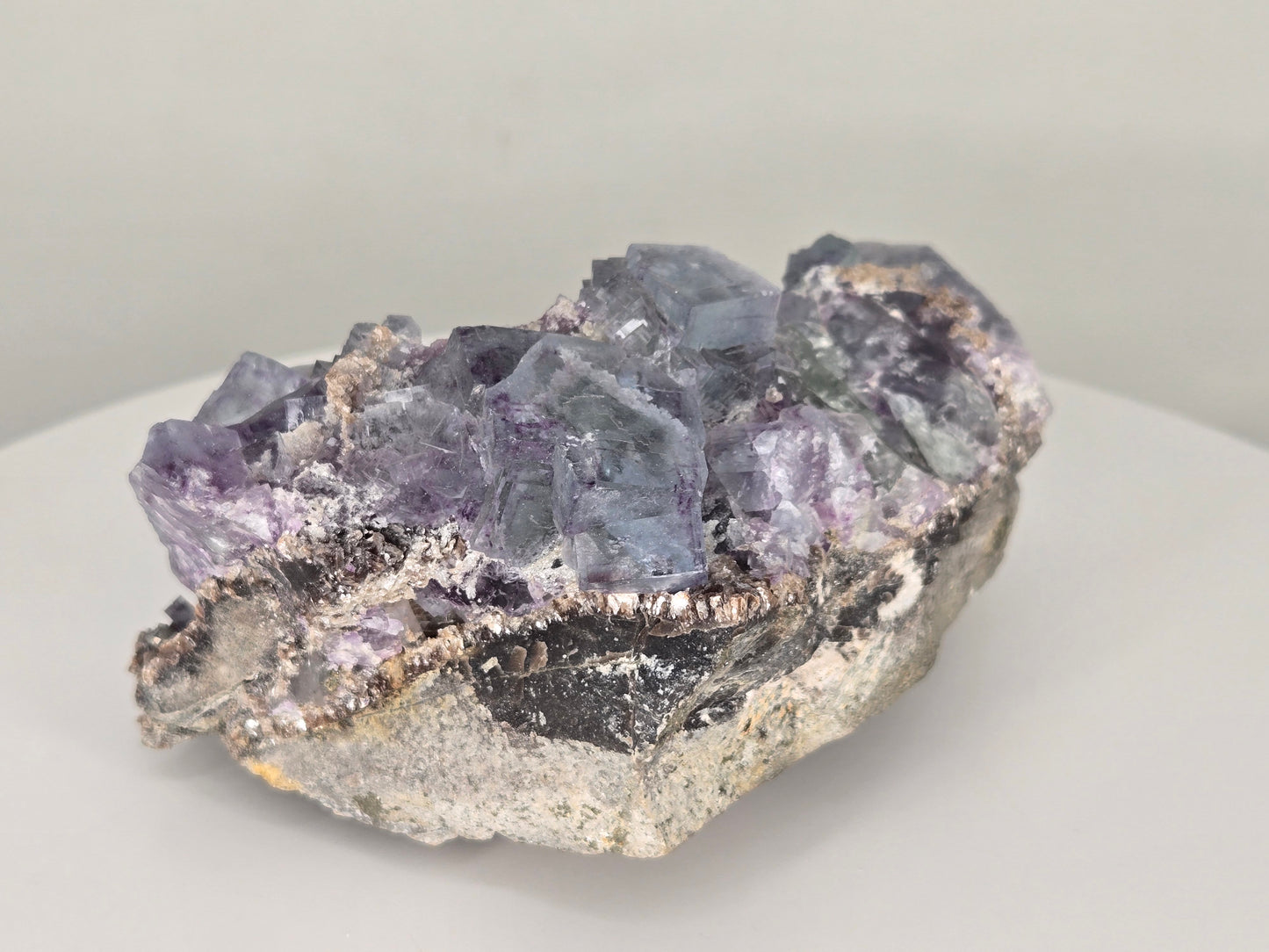 YGX Fluorite w/ Arsenopyrite and Mica