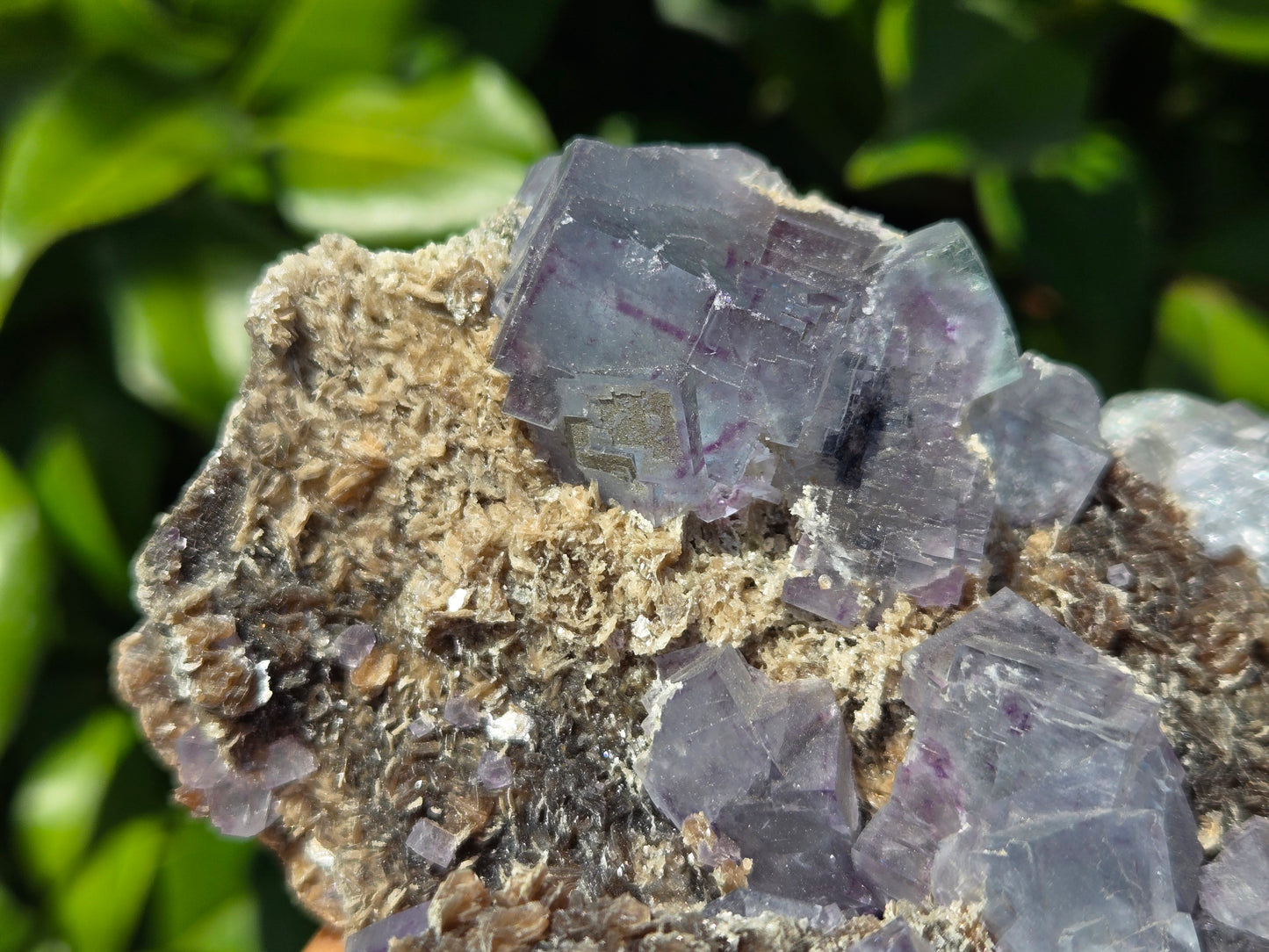 YGX Fluorite w/ Arsenopyrite and Mica