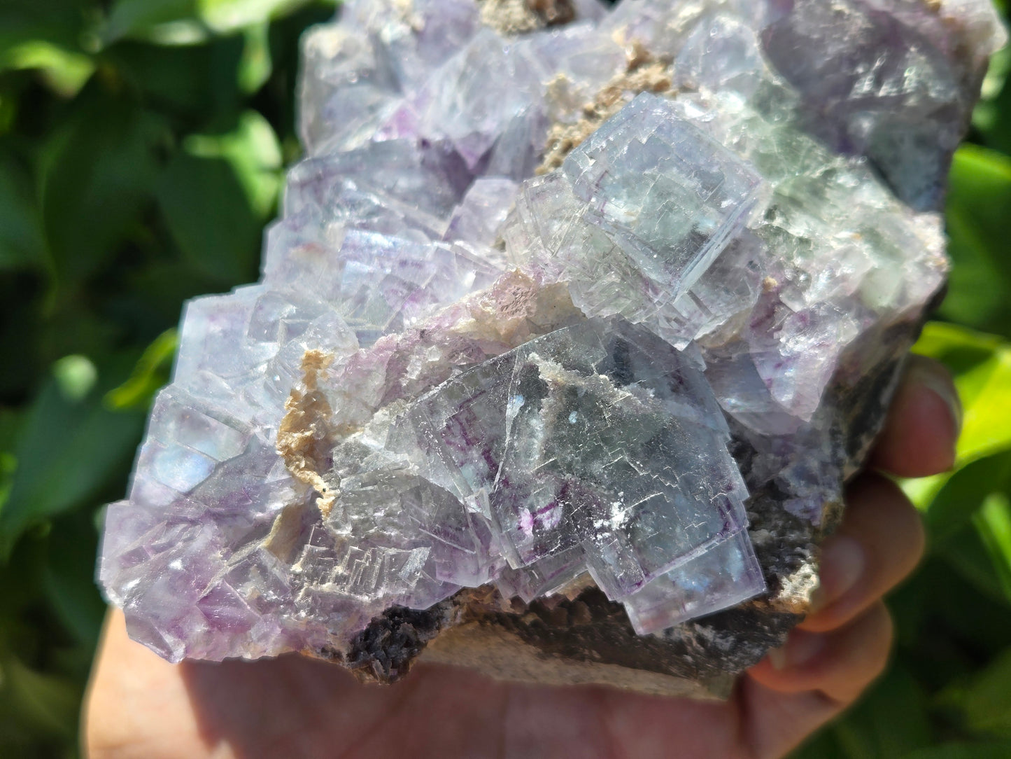 YGX Fluorite w/ Arsenopyrite and Mica