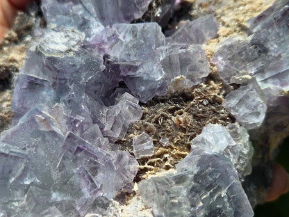 YGX Fluorite w/ Arsenopyrite and Mica