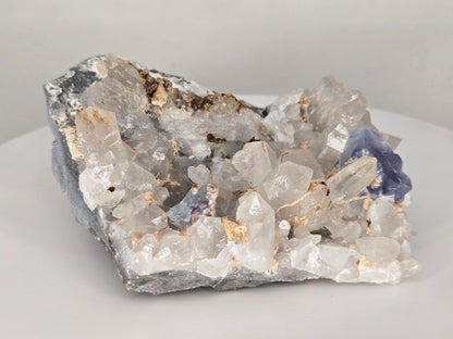 YGX Fluorite on Quartz