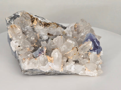 YGX Fluorite on Quartz