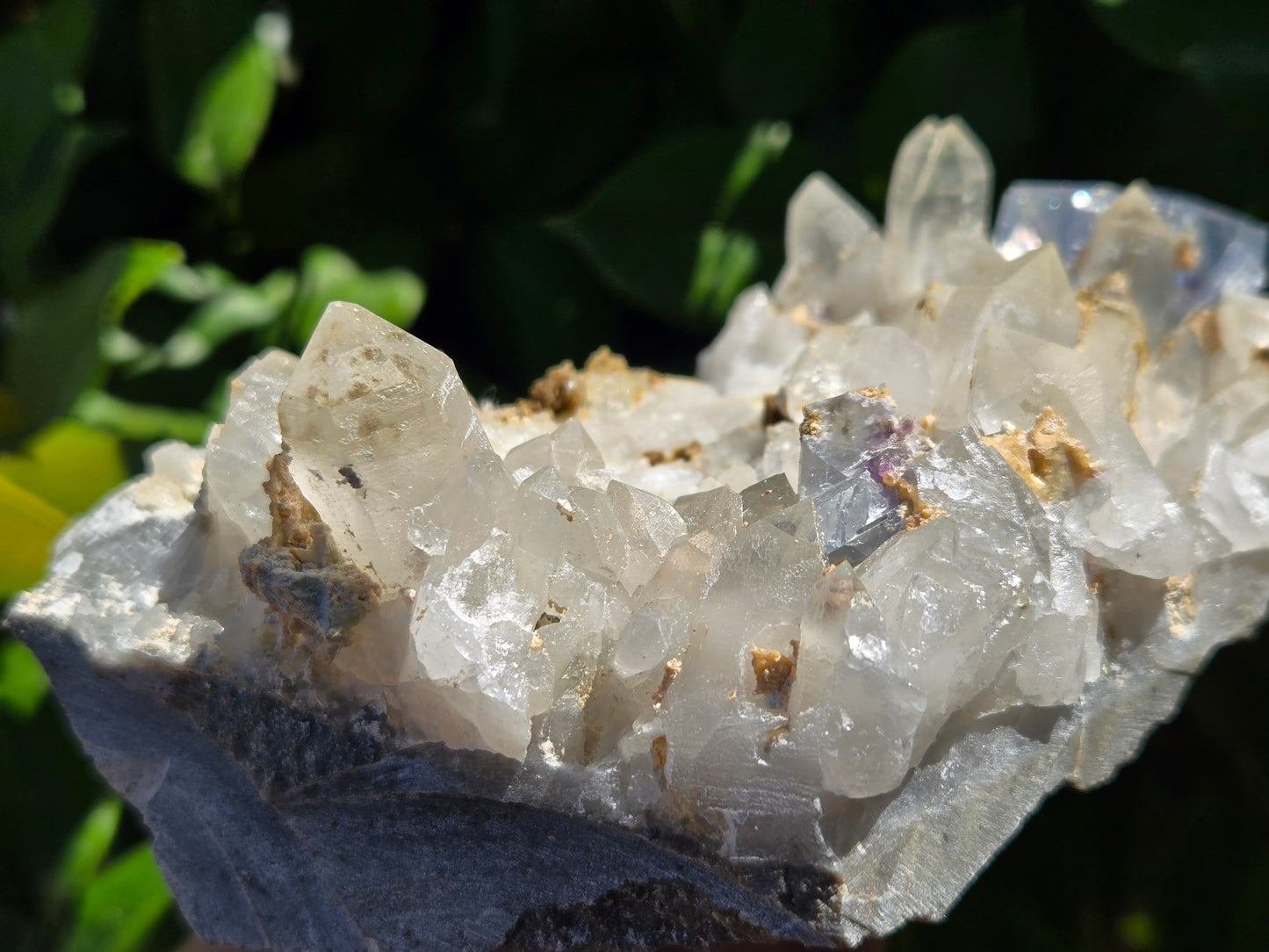 YGX Fluorite on Quartz