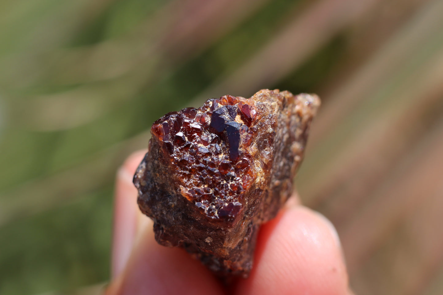 Spessartine Garnet on matrix