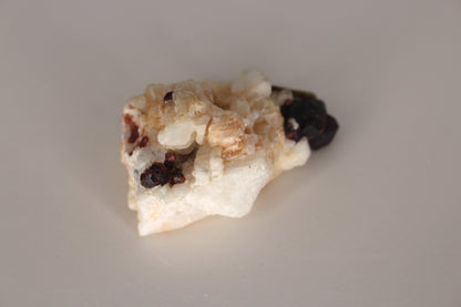 Spessartine Garnet on Feldspar w/ Mica