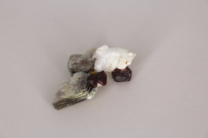 Spessartine Garnet on Feldspar w/ Mica