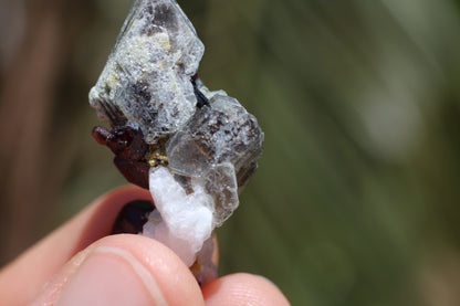 Spessartine Garnet on Feldspar w/ Mica