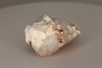 Spessartine Garnet on Feldspar w/ Quartz