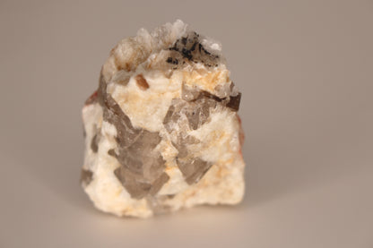 Spessartine Garnets on Quartz w/ Mica and Feldspar