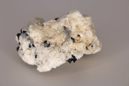 Spessartine Garnet on Feldspar w/ Schorl