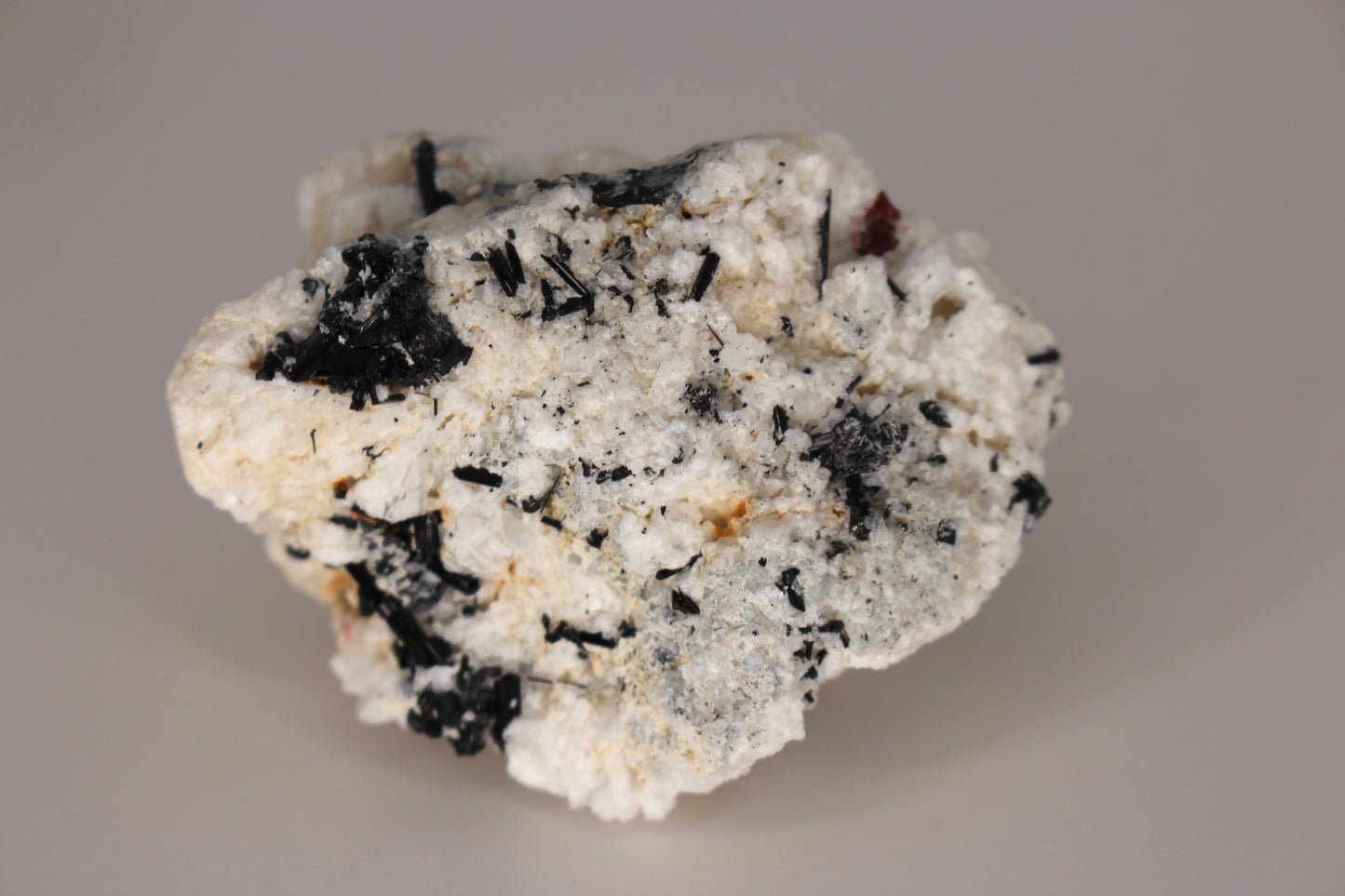 Spessartine Garnet on Feldspar w/ Schorl