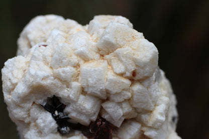 Spessartine Garnet on Feldspar w/ Schorl