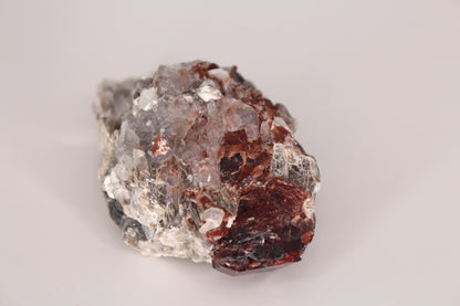 Spessartine Garnets on Quartz w/ Mica