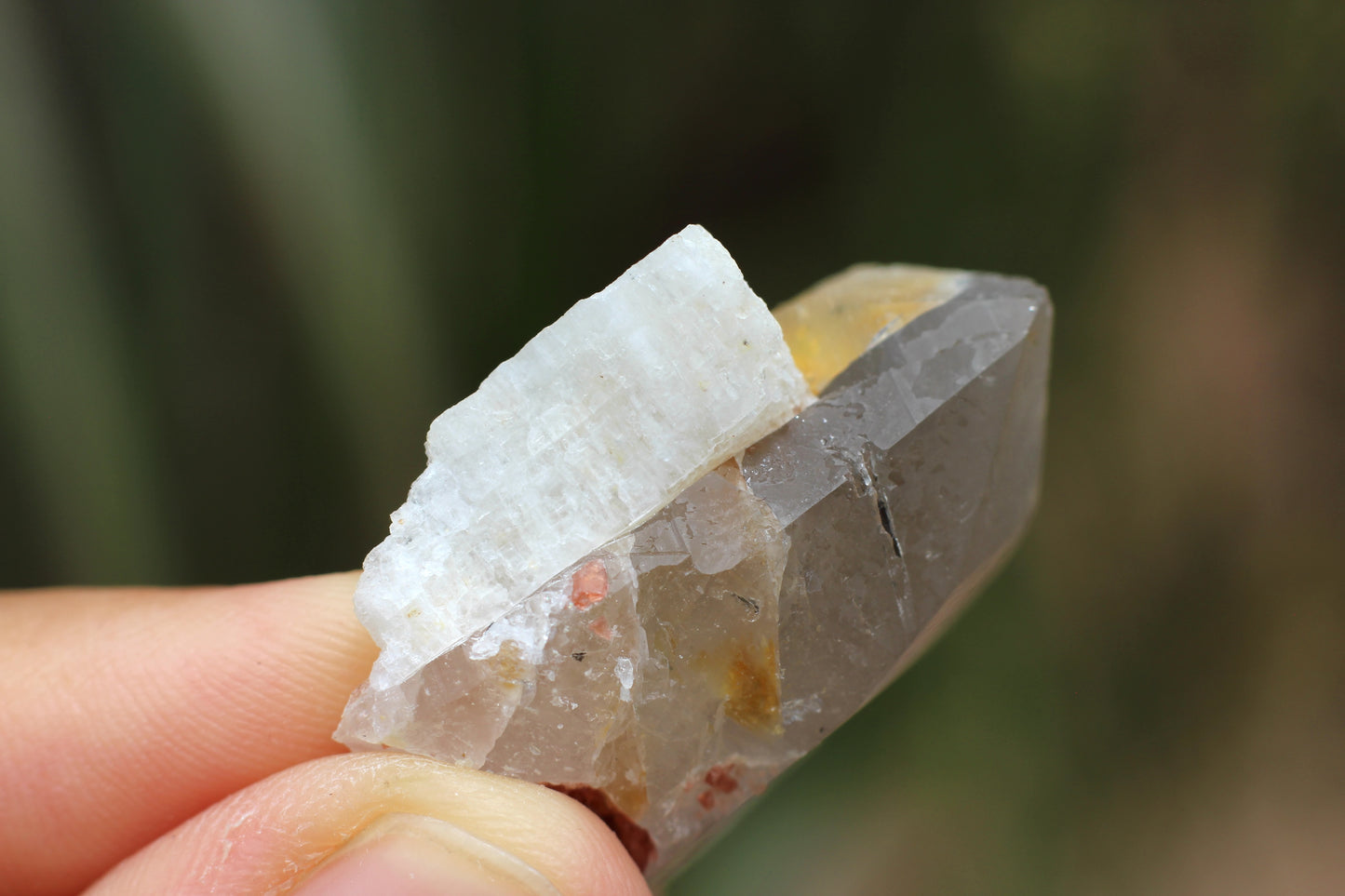 Spessartine Garnets on Quartz w/ Feldspar