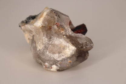 Spessartine Garnet on Quartz w/ Feldspar and Schorl