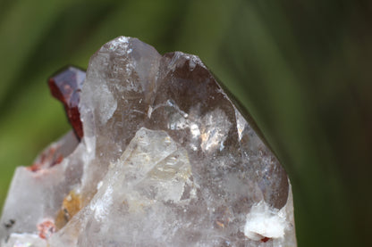 Spessartine Garnet on Quartz w/ Feldspar and Schorl