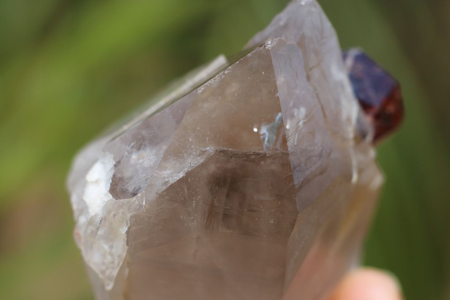 Spessartine Garnet on Quartz w/ Feldspar and Schorl