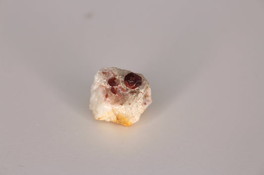 Spessartine Garnet on Feldspar