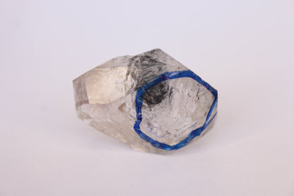 Double Enhydro Quartz w/ Carbon, Double Terminated