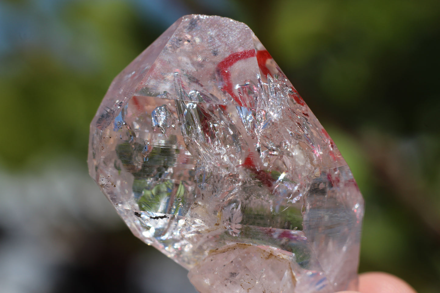 Enhydro Quartz, Double Terminated