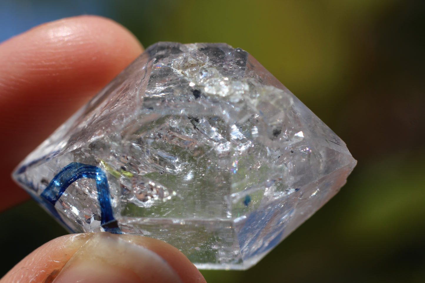 Enhydro Quartz, Double Terminated