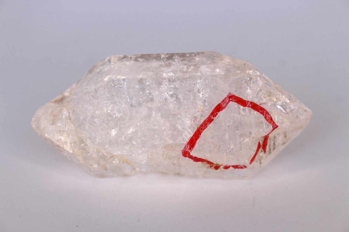 Enhydro Quartz, Double Terminated