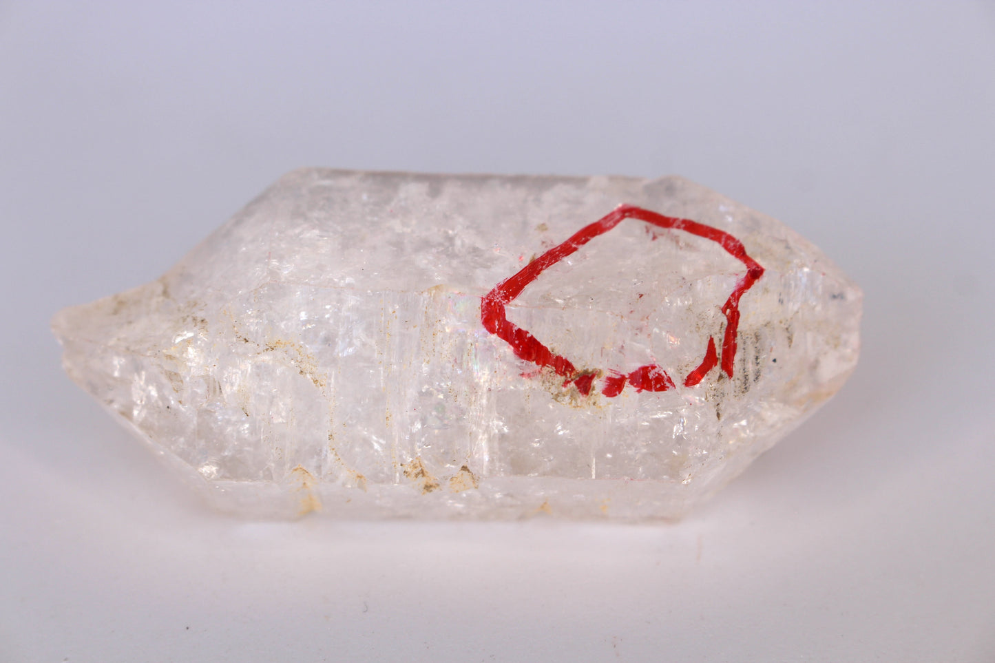 Enhydro Quartz, Double Terminated