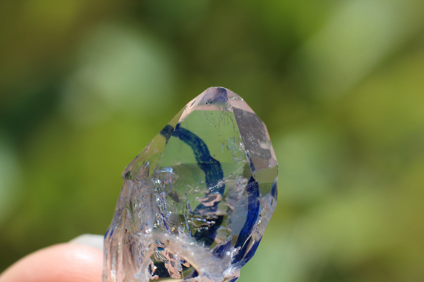 Enhydro Quartz, Double Terminated