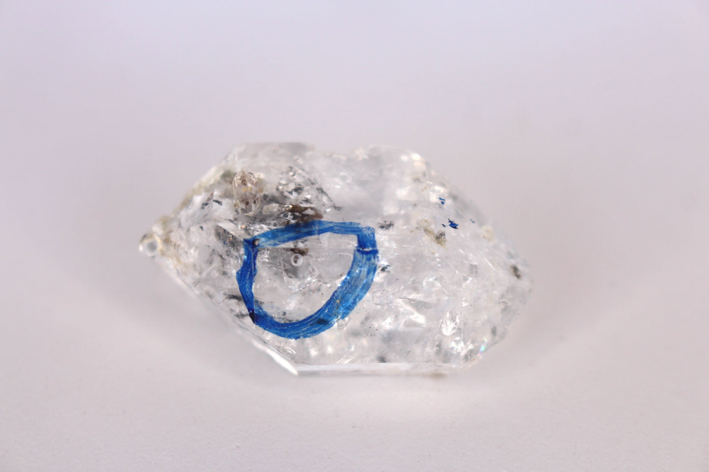 Enhydro Quartz, Double Terminated