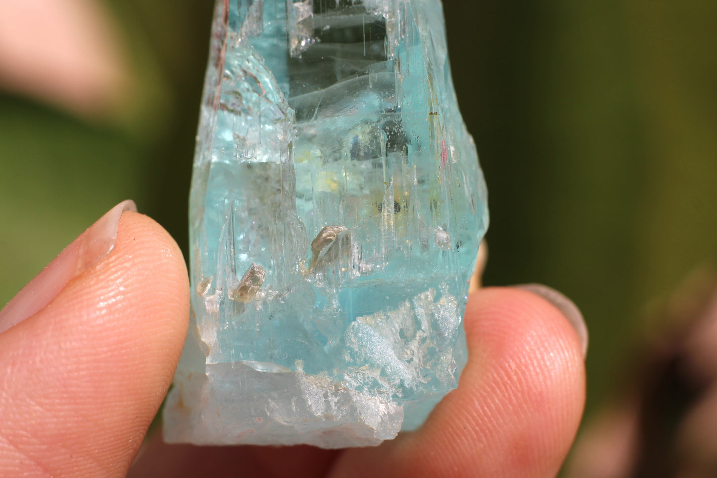 Tapered Aquamarine w/ Mica