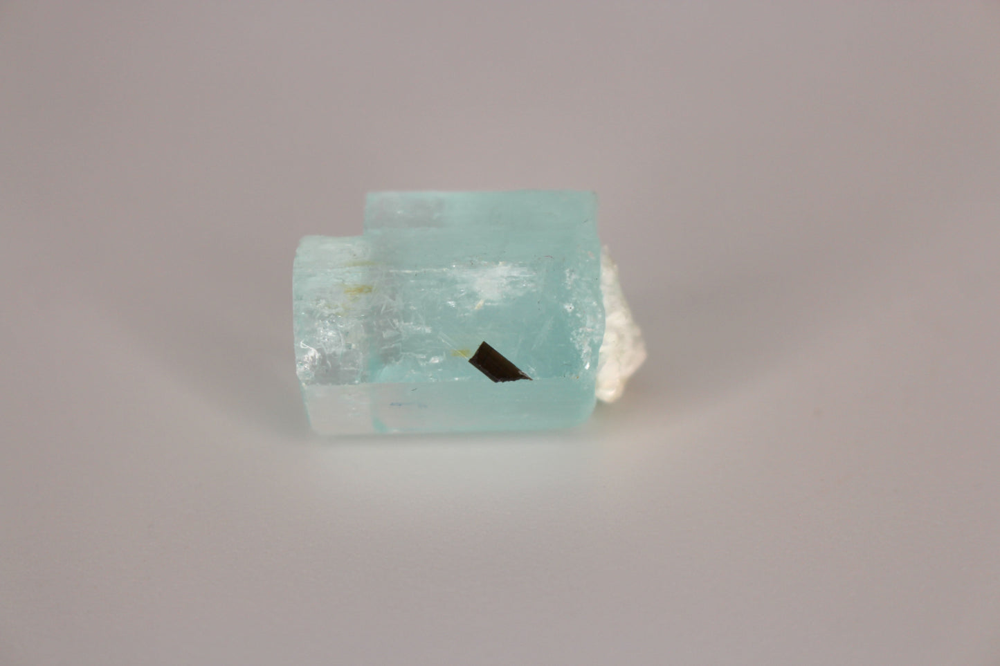 Aquamarine w/ Black Tourmaline