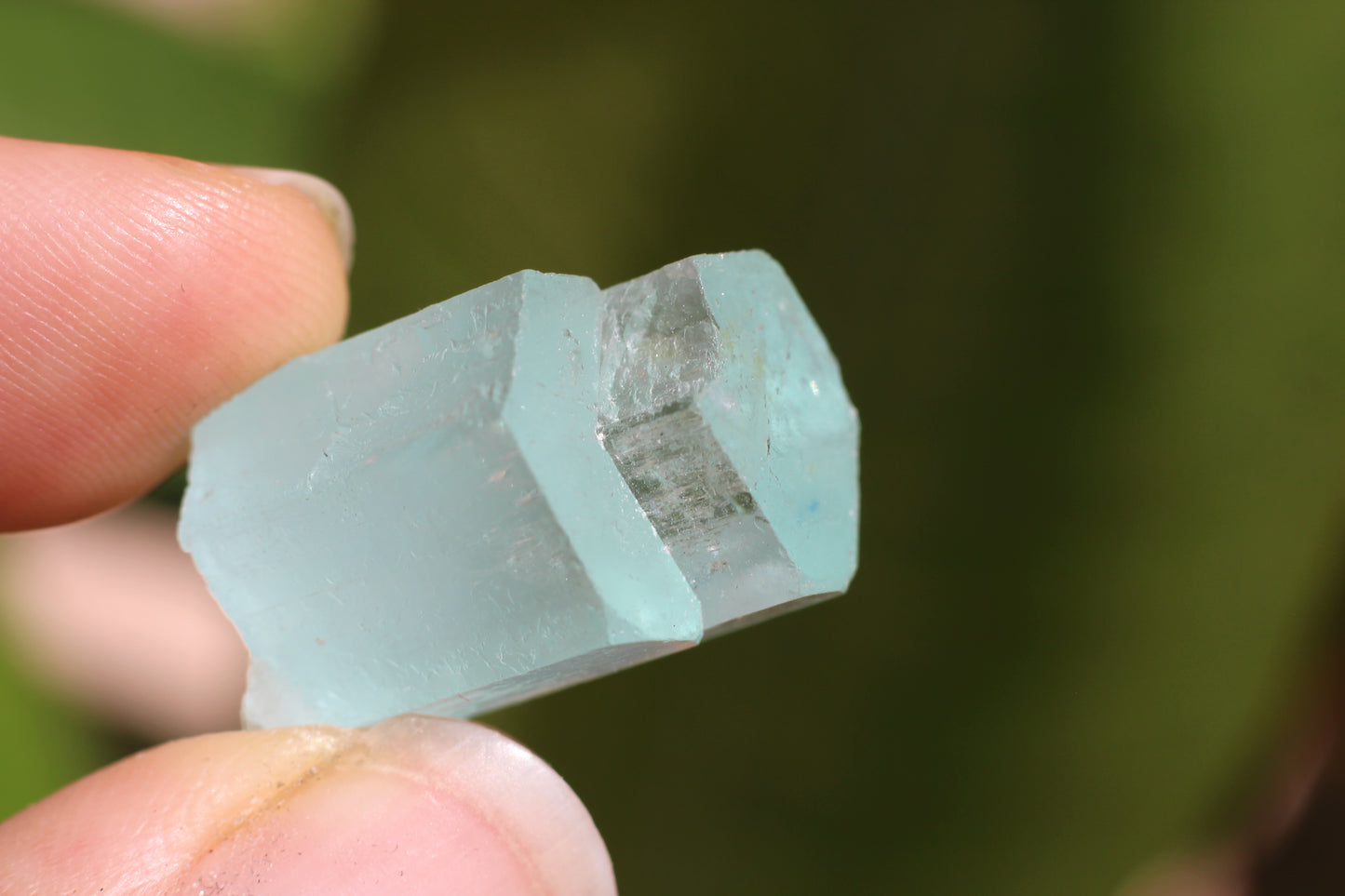 Aquamarine w/ Black Tourmaline