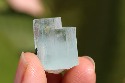 Aquamarine w/ Black Tourmaline