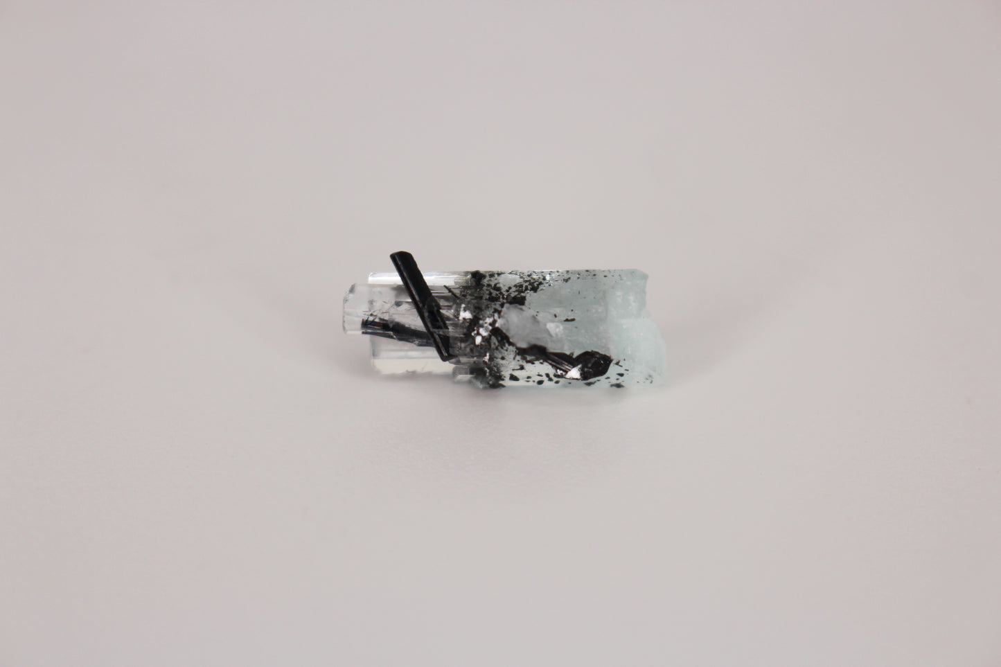 Aquamarine w/ Black Tourmaline