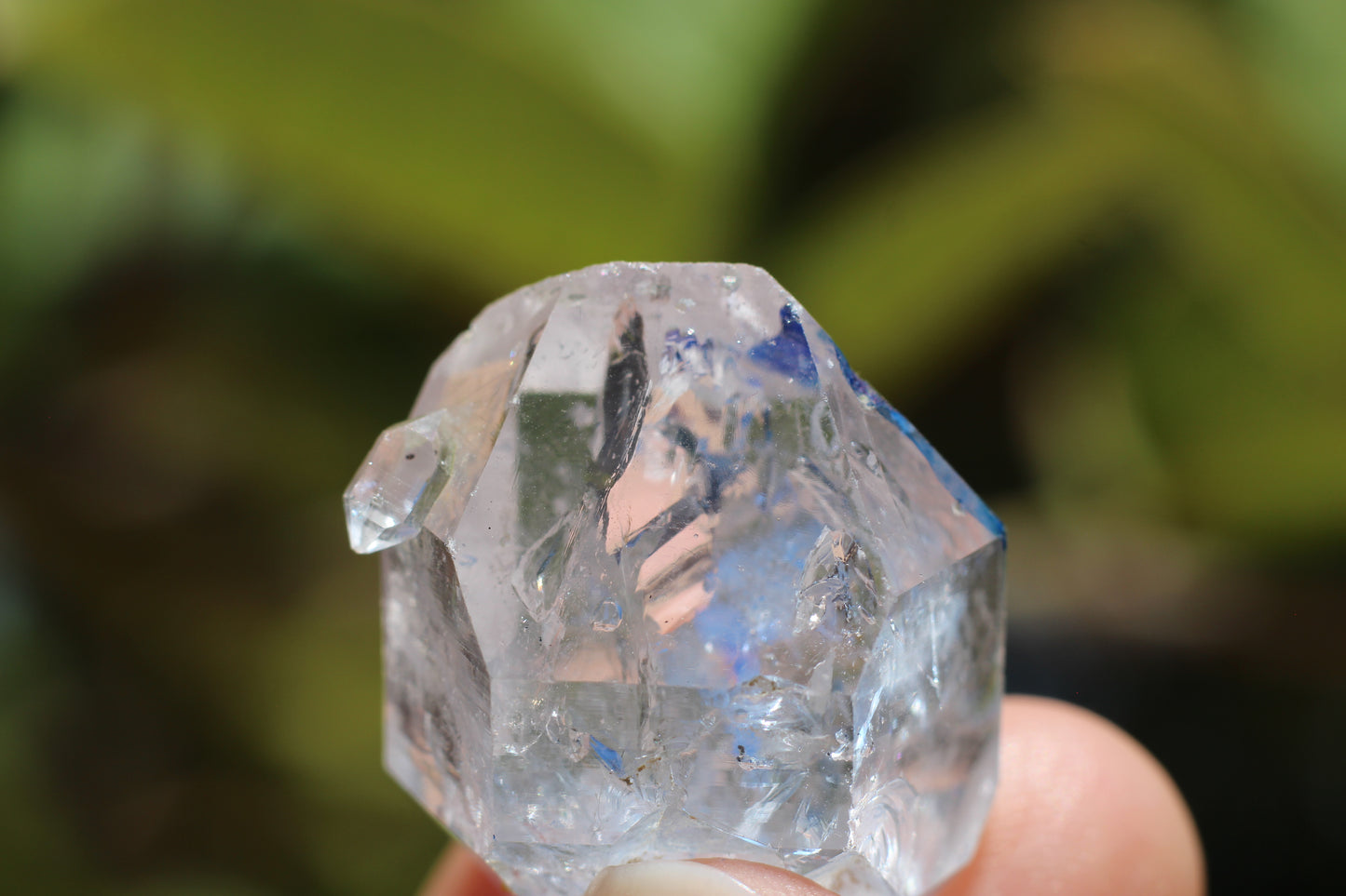 Enhydro Quartz, Double Terminated