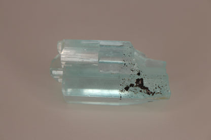 Aquamarine w/ Black Tourmaline Inclusions