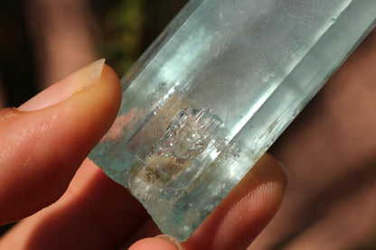 Etched Aquamarine, Double Terminated