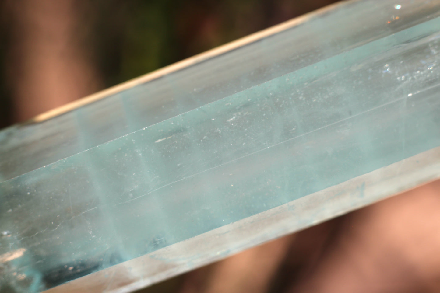 Etched Aquamarine, Double Terminated