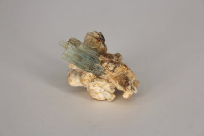 Aquamarine on Feldspar