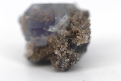 Purple Fluorite w/ Quartz