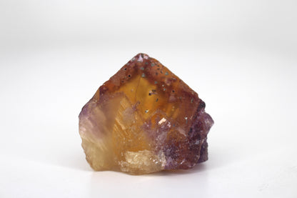 BiColor Fluorite w/ Chalcopyrite