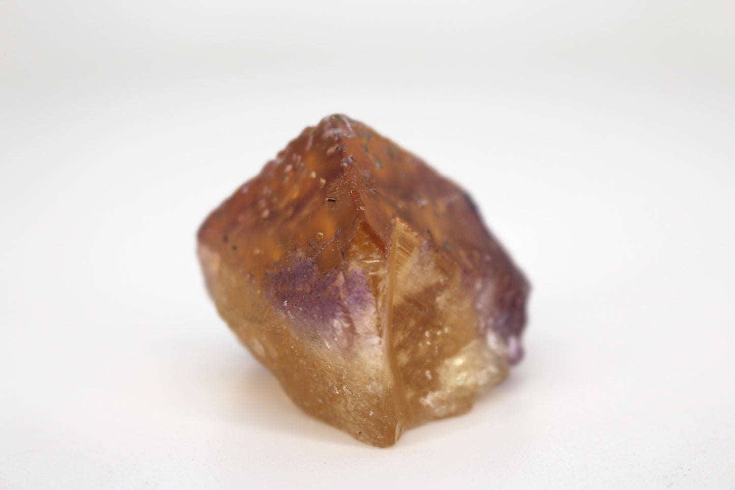 BiColor Fluorite w/ Chalcopyrite