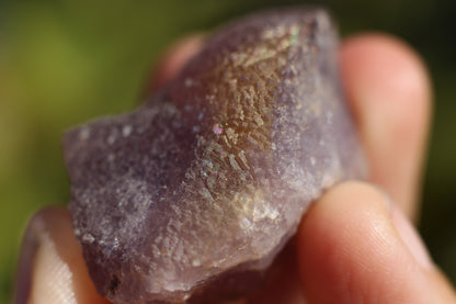 Purple Iridescent Fluorite